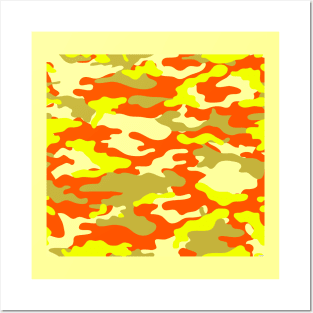 YELLOW CAMUFAJE, Tarnung, camouflage DESIGN Posters and Art